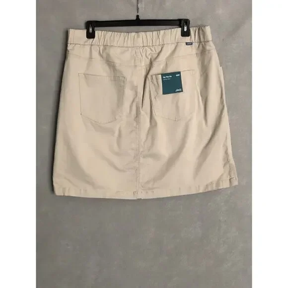 JAG On The Go Skort Women's 20W Mid Rise Stone NEW - Picture 3 of 7